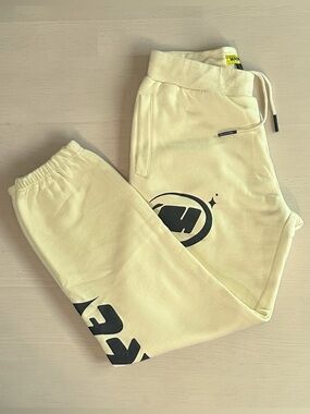 Market Sweatpants Cream with Black Accents Size L